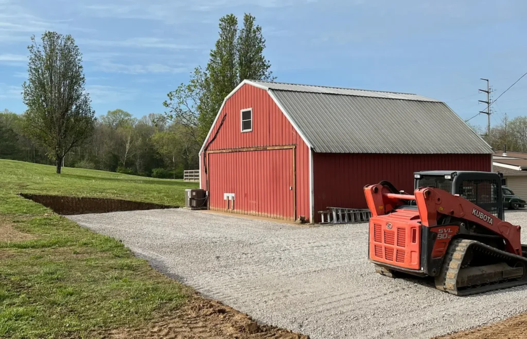 Wink Construction - Excavation and Utility Services in Sumner County: Gravel Driveways and Parking Areas